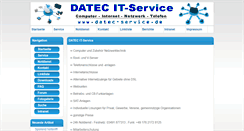 Desktop Screenshot of datec-service.de
